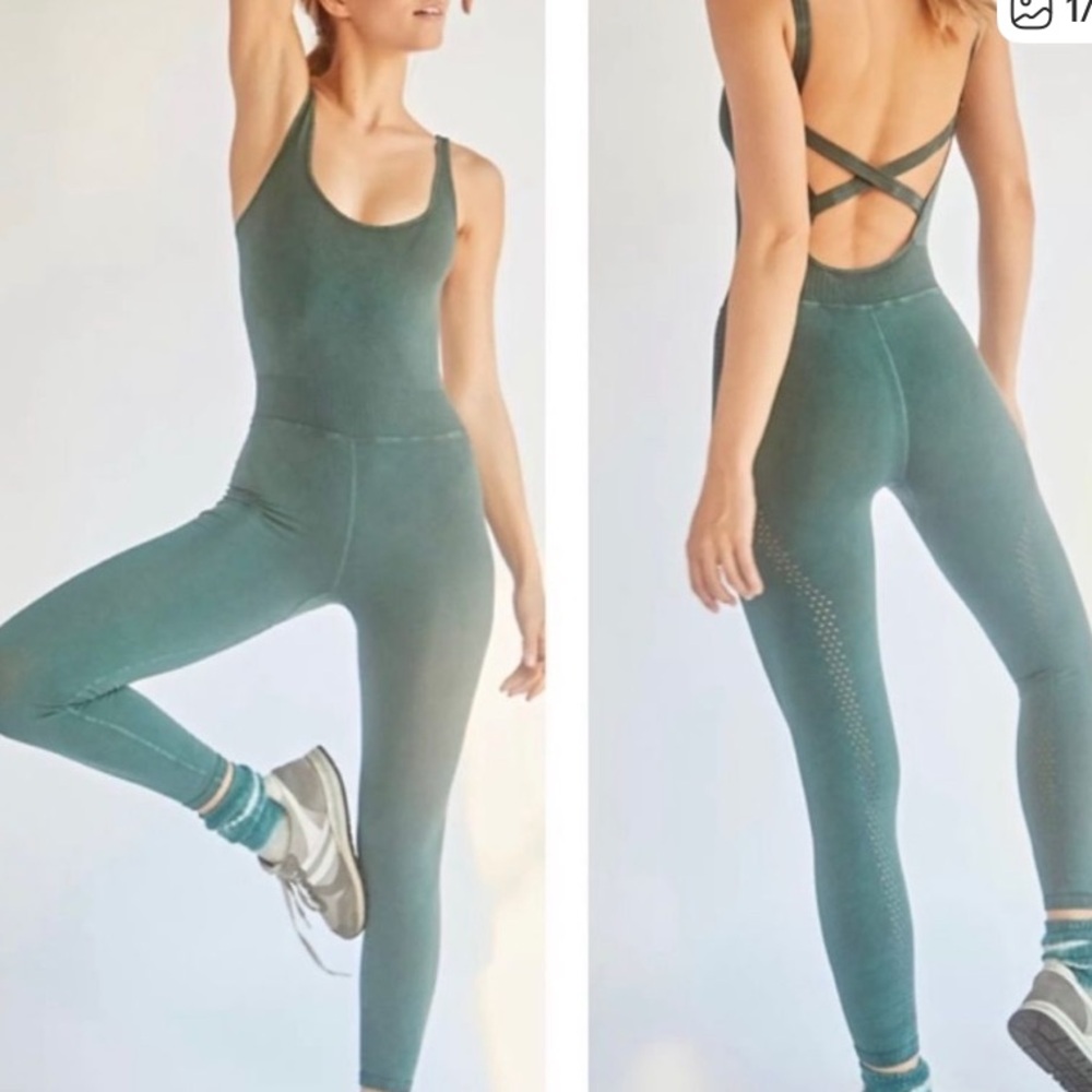 FP Movement Free People good karma onesie one piece Jumpsuit NEW